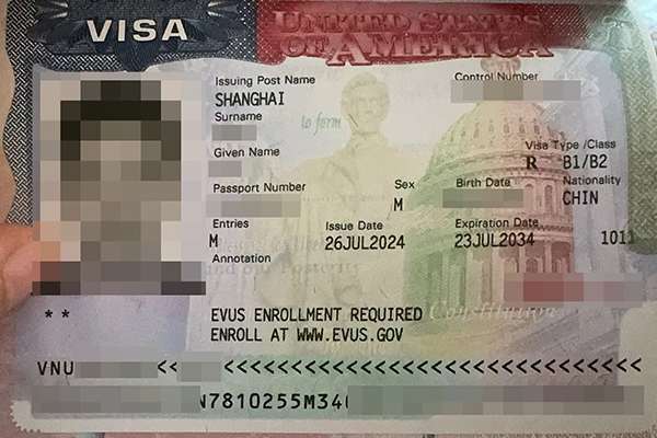 美国探亲签证办理案例