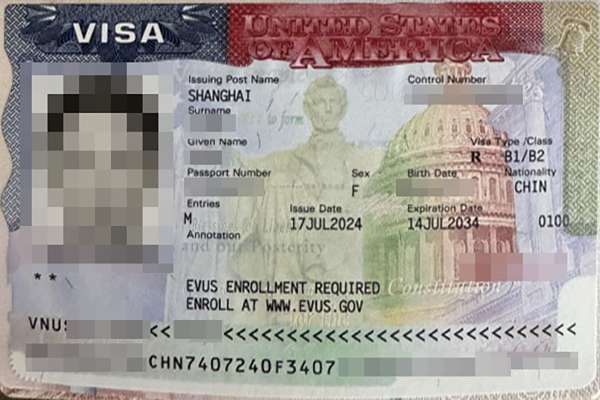 美国留学签证办理案例